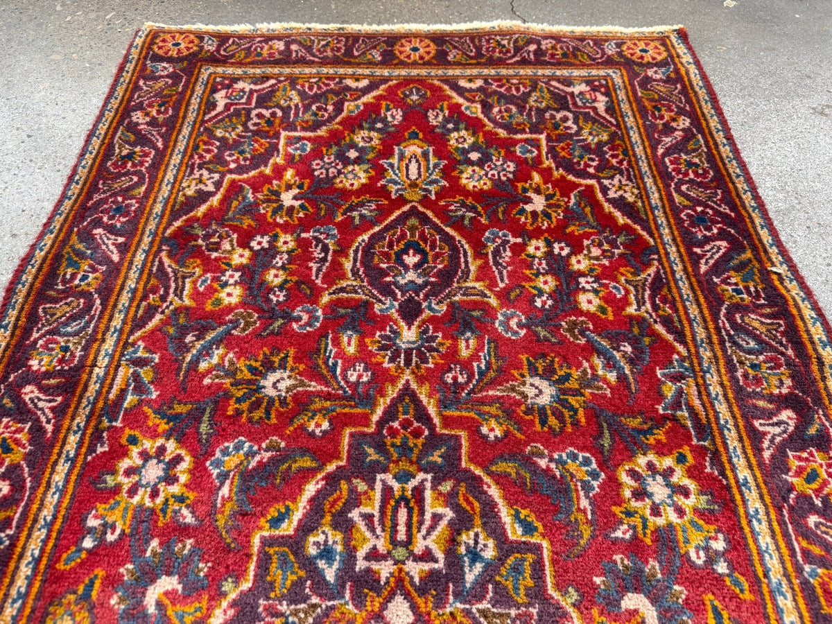 Reserviert - Persischer Kashan Teppich | 2' 1" x 4' 8"