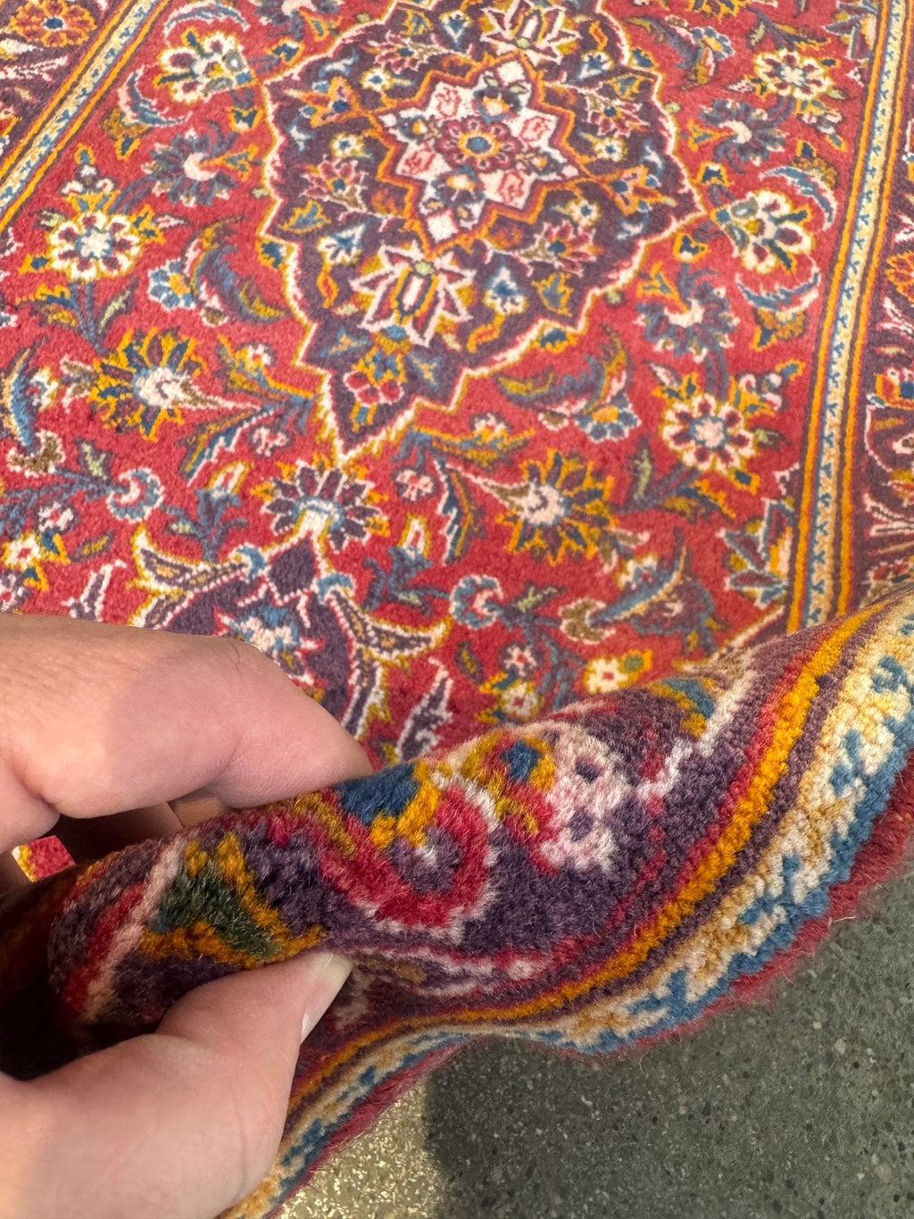 Reserviert - Persischer Kashan Teppich | 2' 1" x 4' 8"