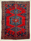 Persian Viss Rug | 3' 7” x 4' 11"