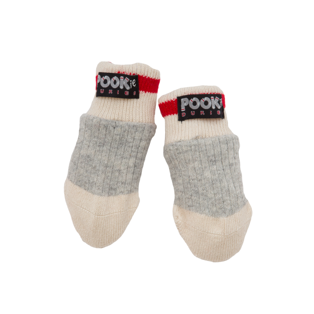Pook Kids Pookie Dukie Thumbless Mitts Red