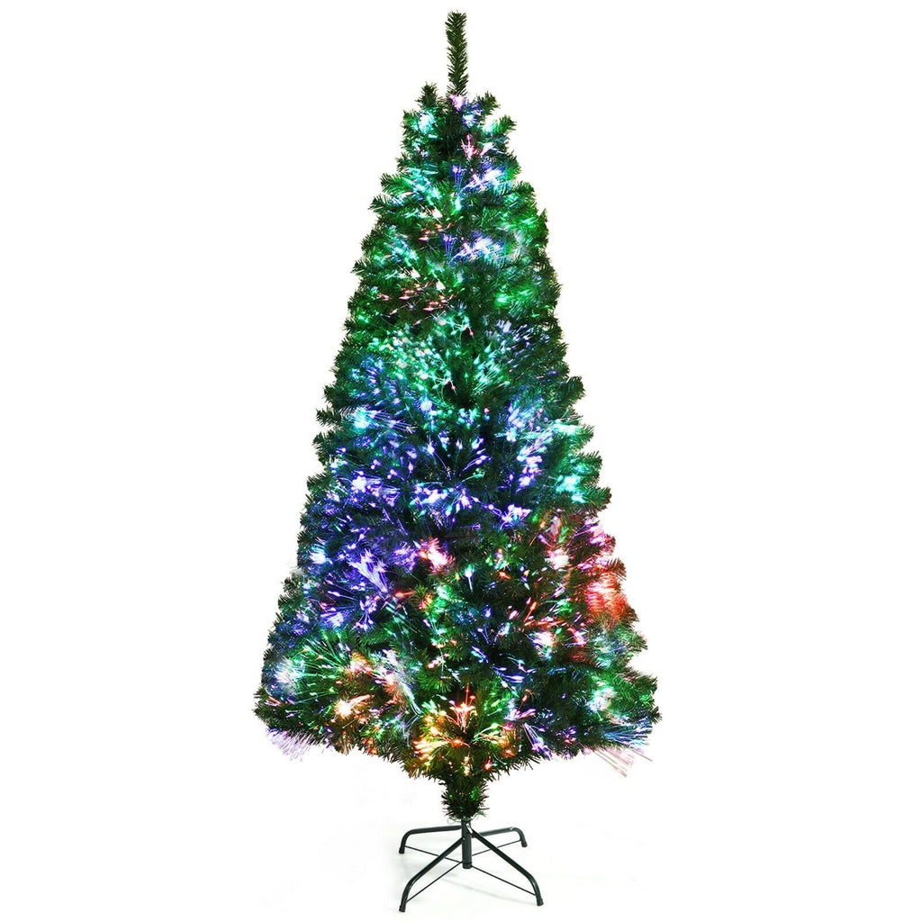 7 FT Fibre Optic Christmas Tree, 820 Branch Tips with Colour Changing Light
