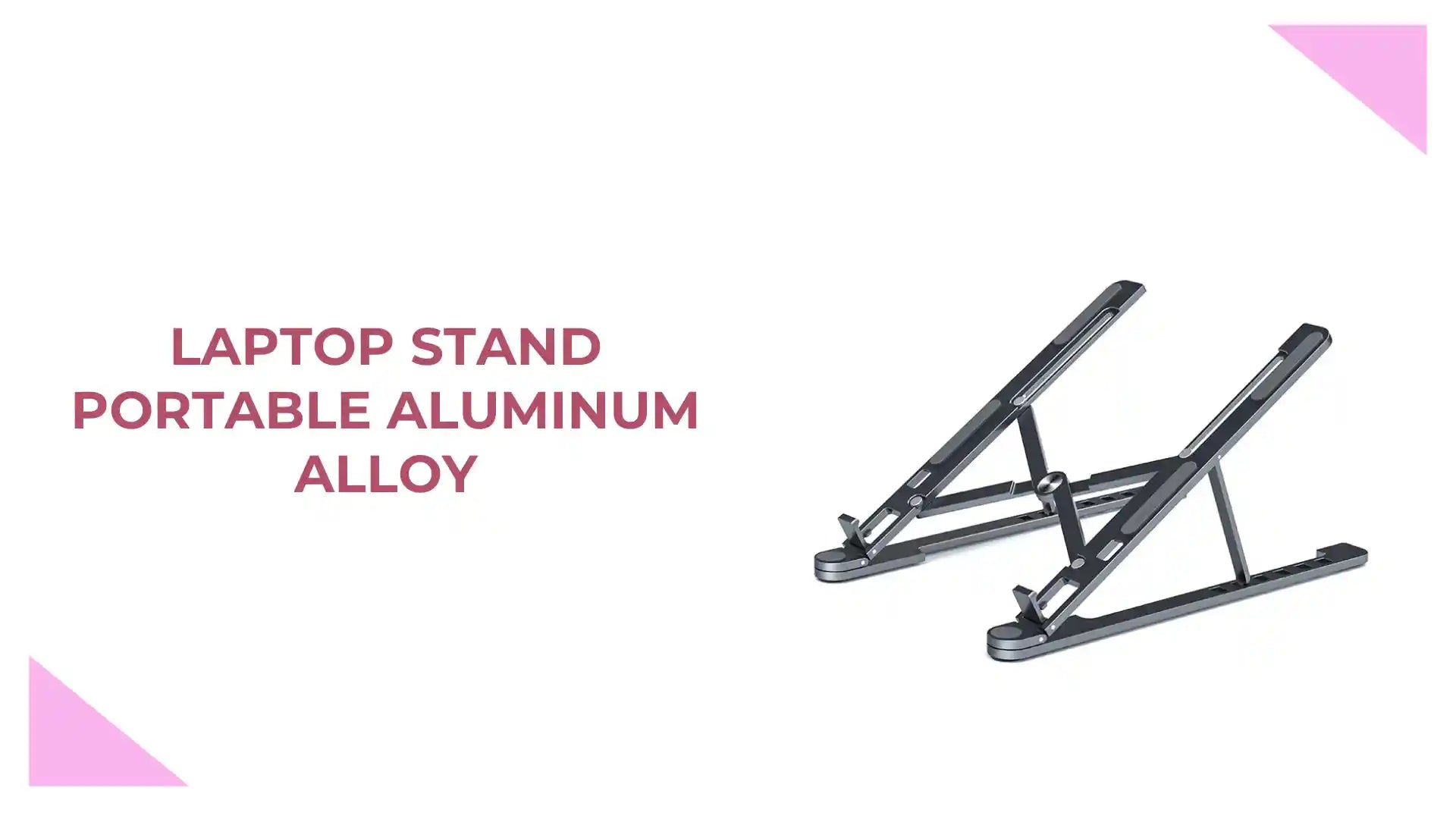 Laptop stand portable aluminum alloy by@Outfy
