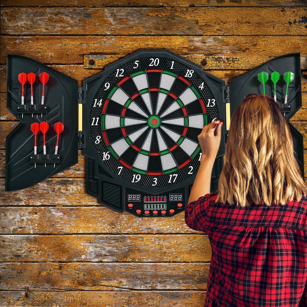 Professionelles elektronisches Dartboard-Set mit LCD-Display