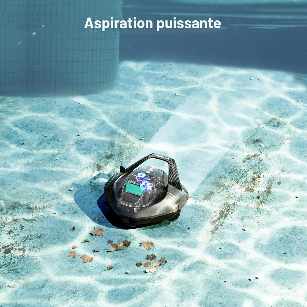 Aspirateur Robot nettoyeur de piscine sans fil AIPER Seagull SE pour les piscines plates hors sol/creusées jusqu'à 12 m