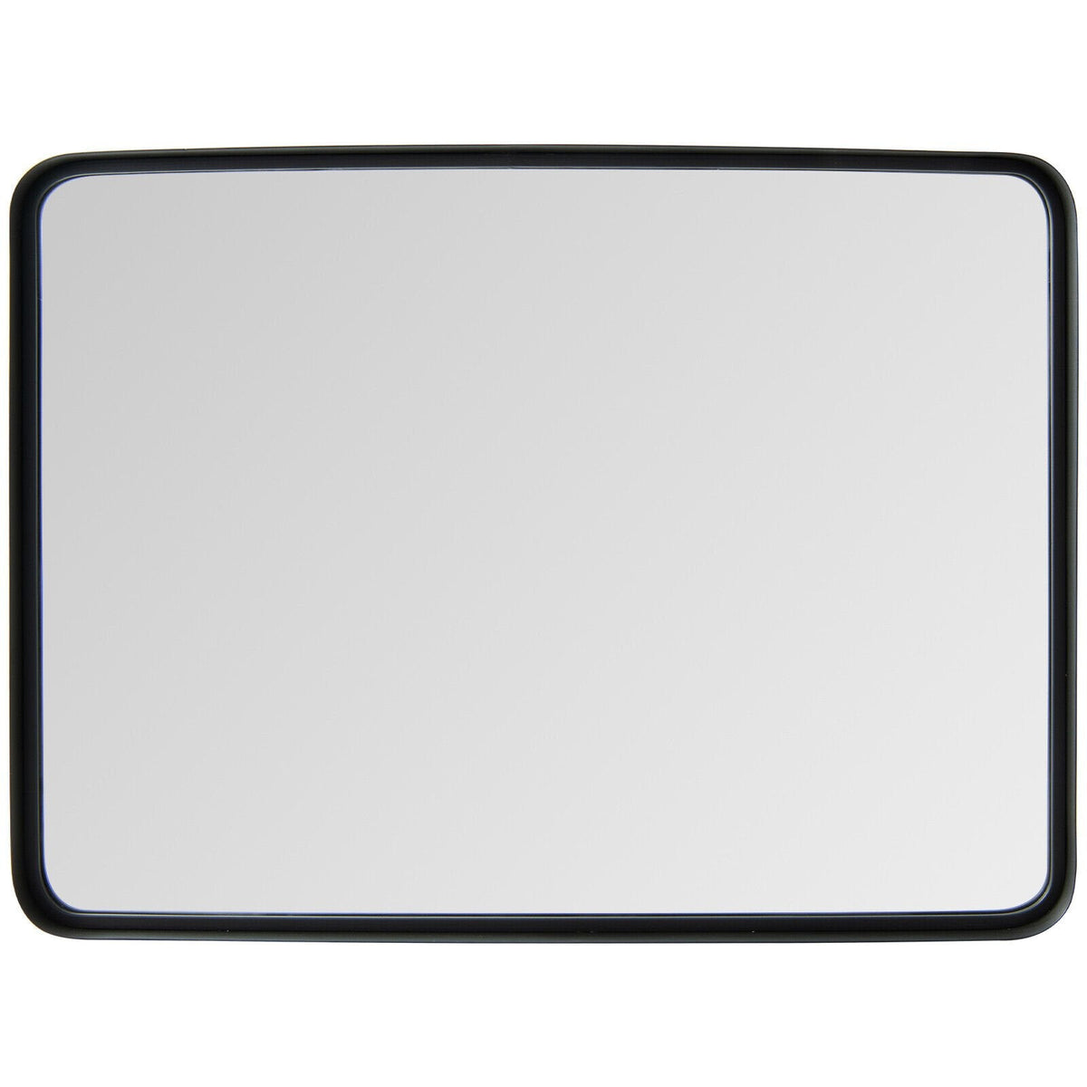 Espejo rectangular de baño para montaje en pared con marco de acero macizo-M