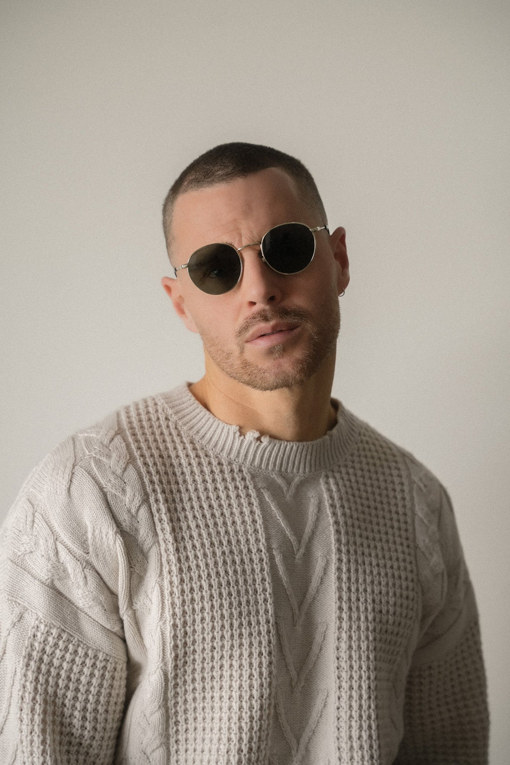 Boléro Sage — Runde Metall-Sonnenbrille