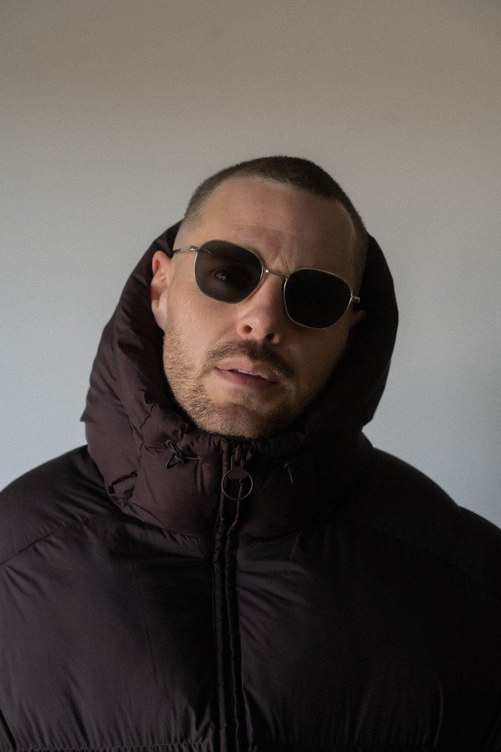Boléro Onyx — Sechseckige Sonnenbrille