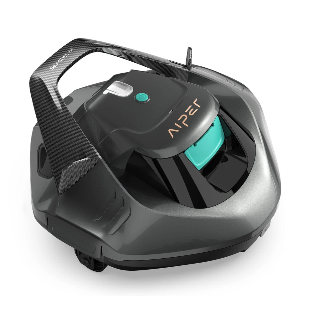 Aspirateur Robot nettoyeur de piscine sans fil AIPER Seagull SE pour les piscines plates hors sol/creusées jusqu'à 12 m
