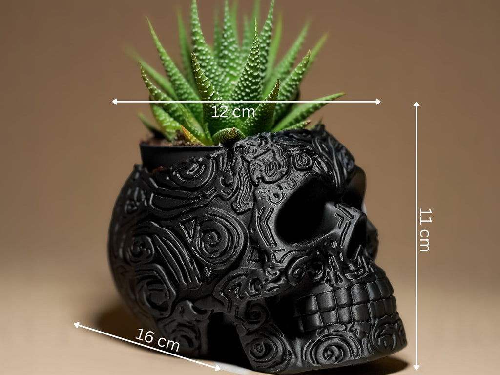 Skull Planter - Gothic Skull Series