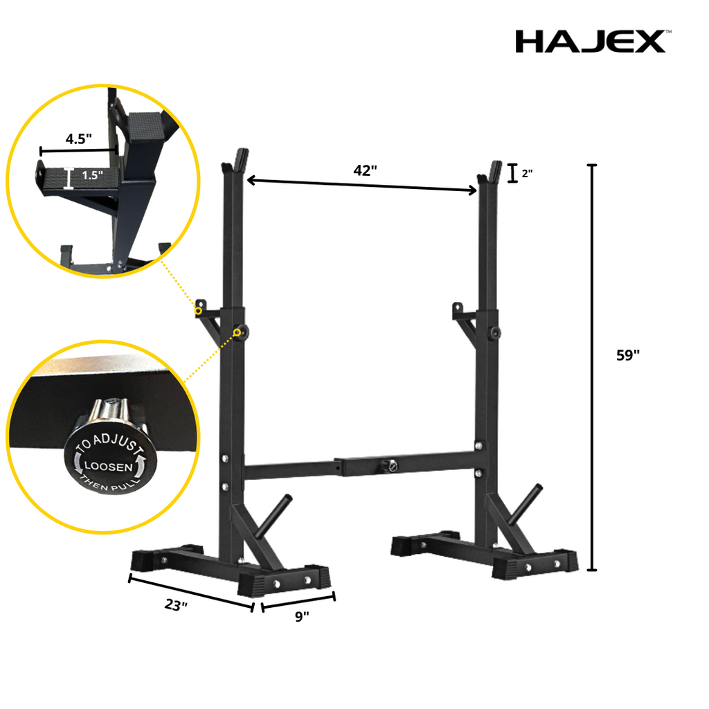 Rack de sentadillas ajustable