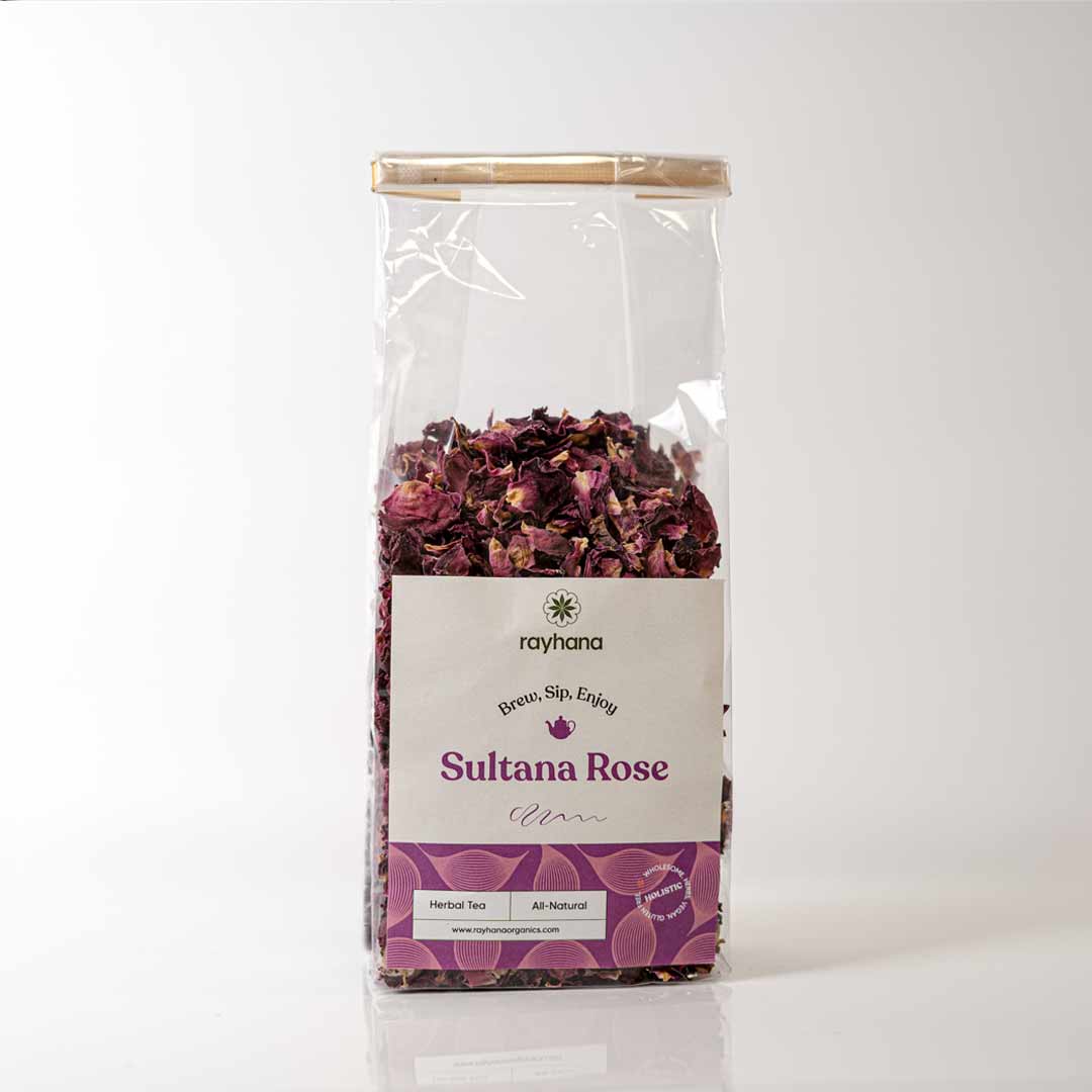 Sultana Rose Tea – Pure Loose Rose Petals by Rayhana