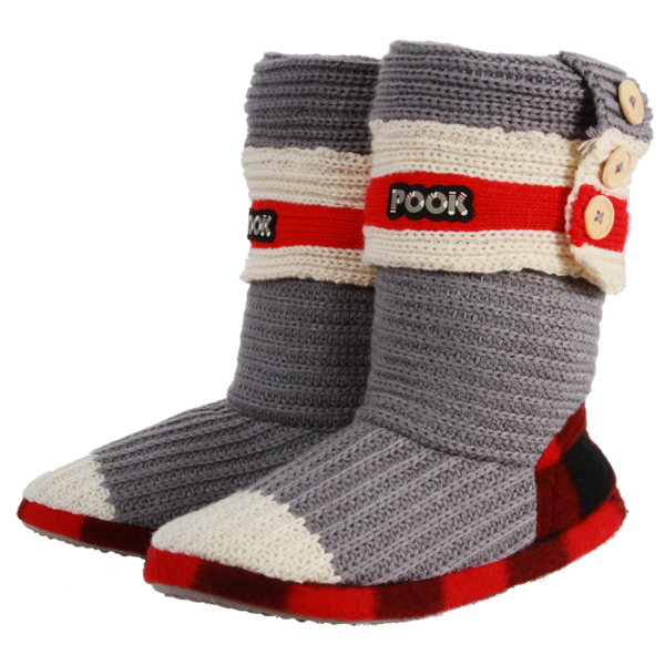 Pantuflas unisex de leñador Pook Puggs