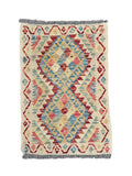 Tiny Afghan Kilim | 2' 1" x 3'