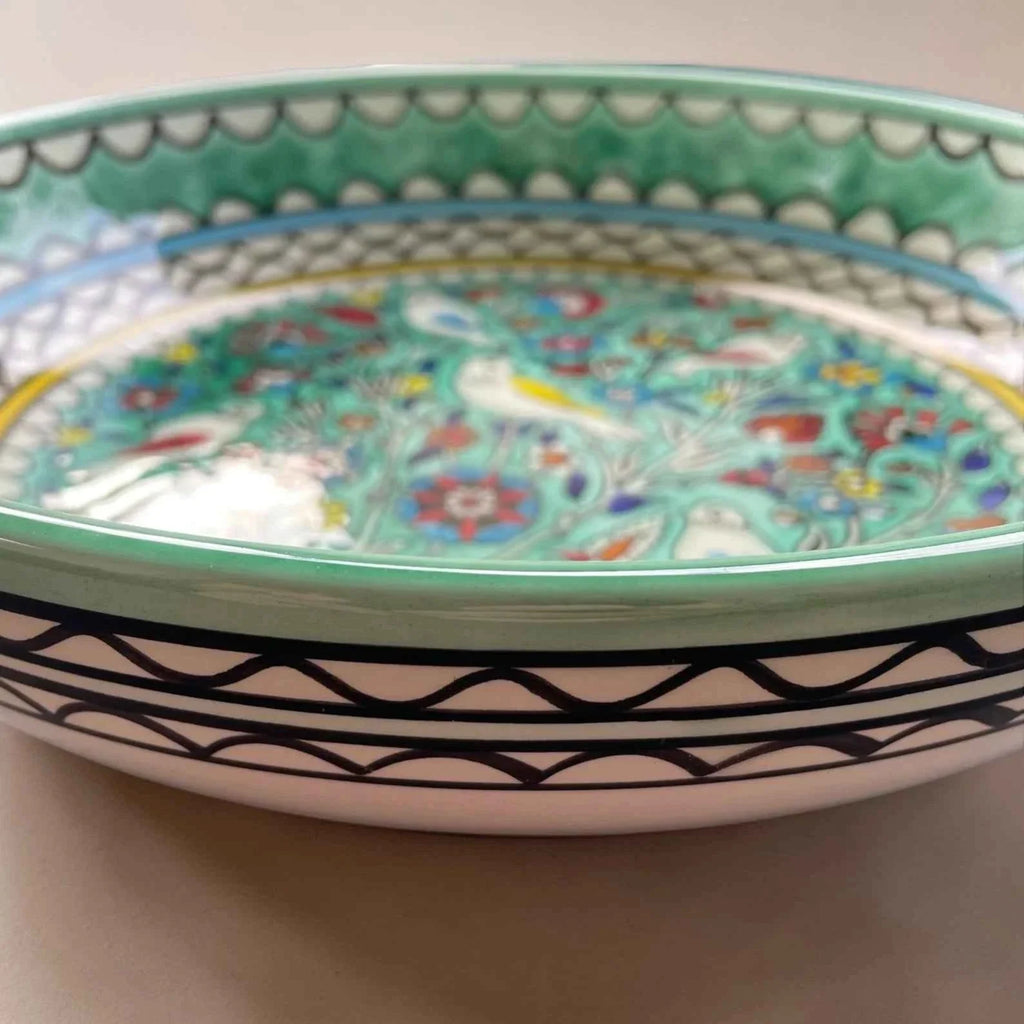 Janna Floral Ceramic Serving Bowl – Salad & Pasta plate