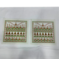 Living Room Tablecloth Set –  Printed Tatreez - Olive Blossom