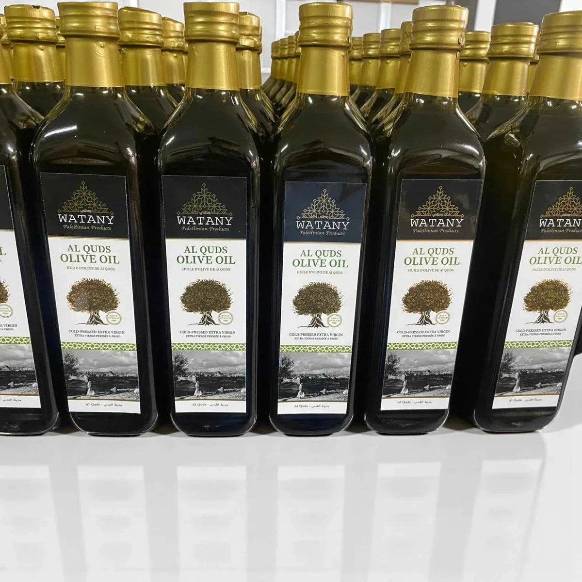 Al Quds Palestinian Extra Virgin Olive Oil – 750ml, 1L & 16L