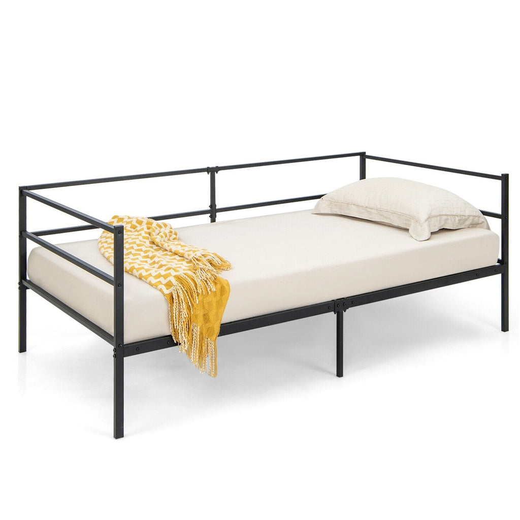 Armazón metálico de sofá cama individual para sala de estar o dormitorio