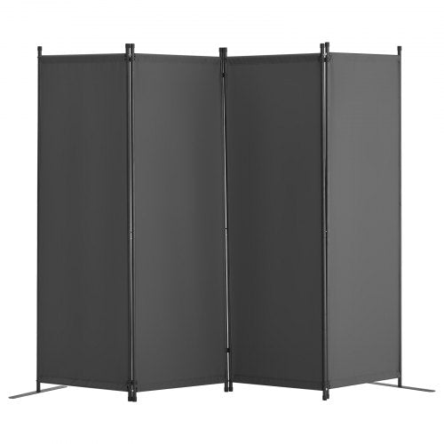 Room Divider, 4 Panel Room Dividers and Folding Privacy Screens, Sapphire Castor