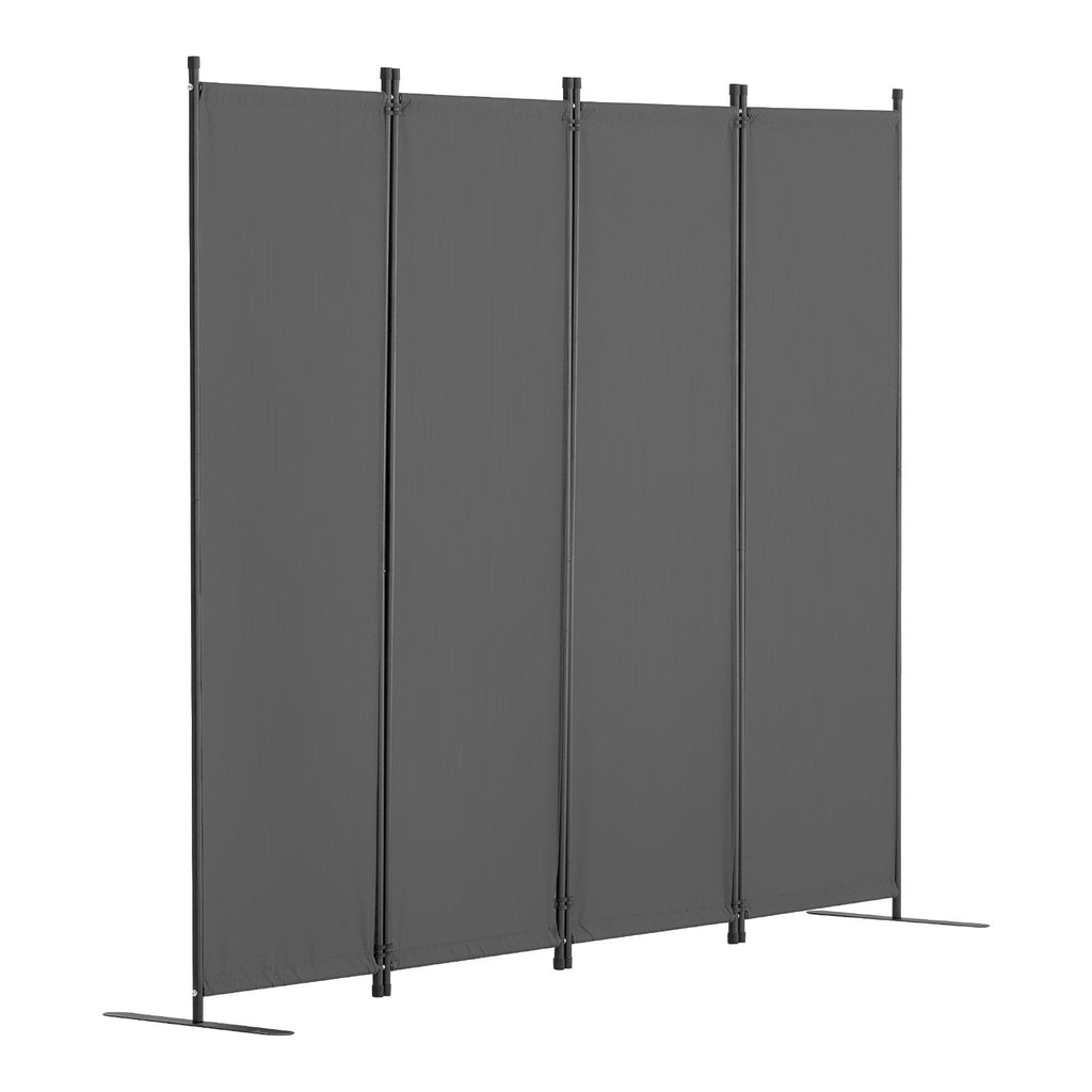 Room Divider, 4 Panel Room Dividers and Folding Privacy Screens, Sapphire Castor