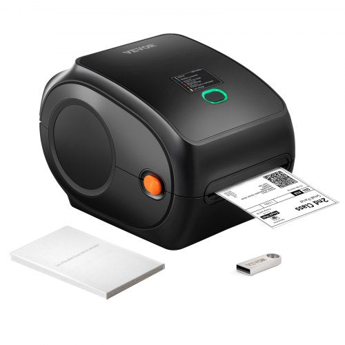 Thermal Label Printer, 300DPI for 4x6 Mailing Packages, Wireless Sapphire Castor