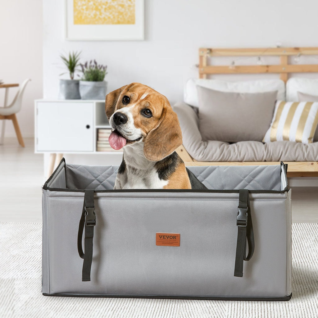 Dog Car Seat, Waterproof Dog Booster Seat for Car with Support Frame, Sapphire Castor