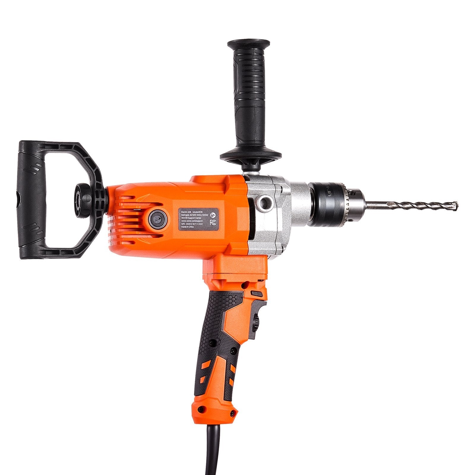 Drill Mixer, 15.89mm Corded Electric Drill Mixer Set, 0-750RPM 3A Sapphire Castor