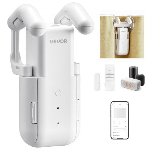 Automatic Curtain Opener, APP and Remote Control, Hub Included, Sapphire Castor