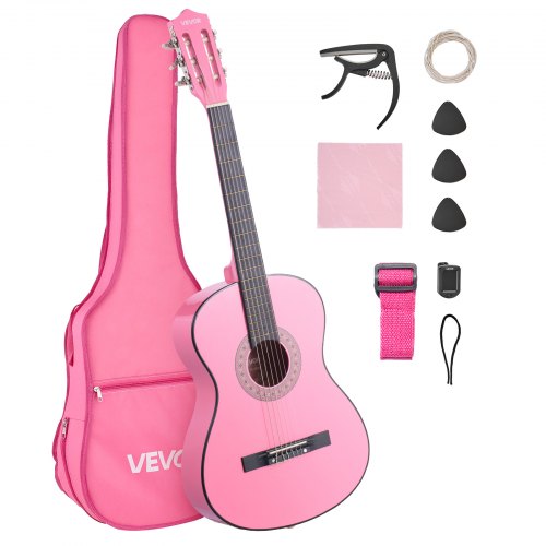 Classical Guitar, 960 mm, Wood Classical Guitar Starter Kit for Sapphire Castor