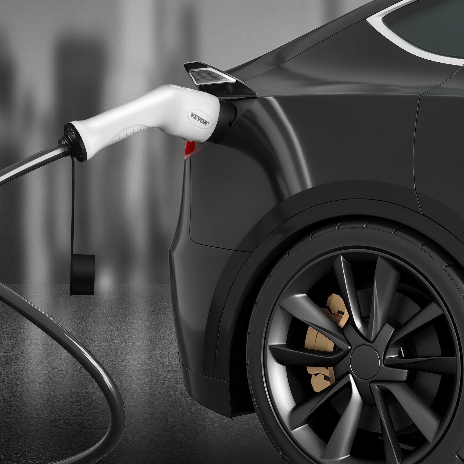 Type 2 to Type 2 EV Charging Cable, 32Amp, 22kW 7 Meters Three Phase Sapphire Castor