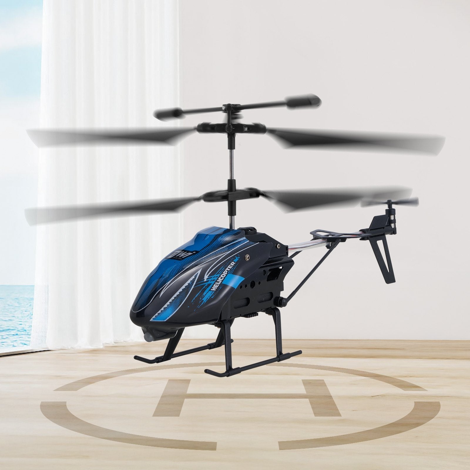 RC Helicopter, 2.4GHz Flying Remote Control Helicopter, 3.5 Channel RC Sapphire Castor
