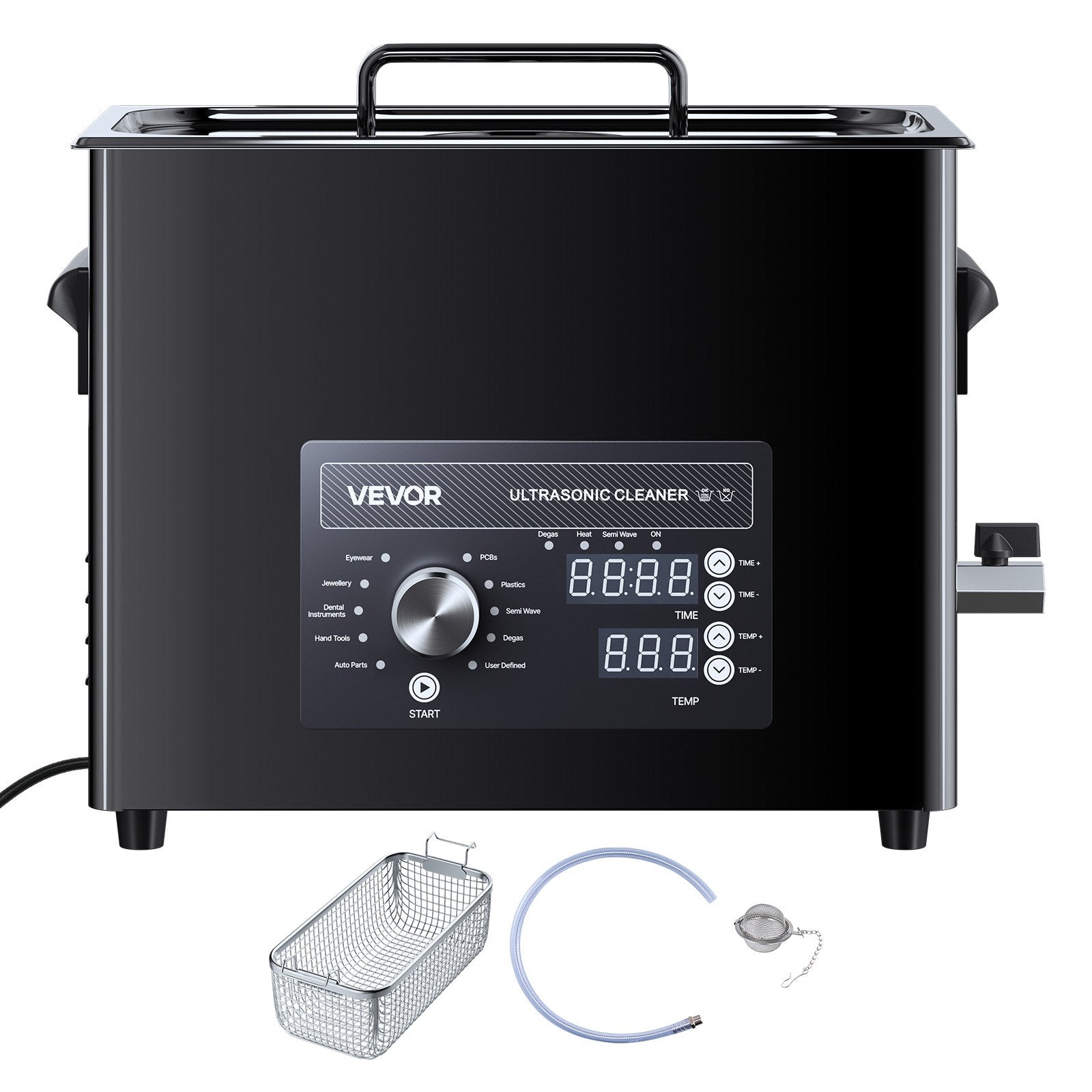 6L Ultrasonic Cleaner, Professional Ultrasonic Cleaner Machine with Sapphire Castor