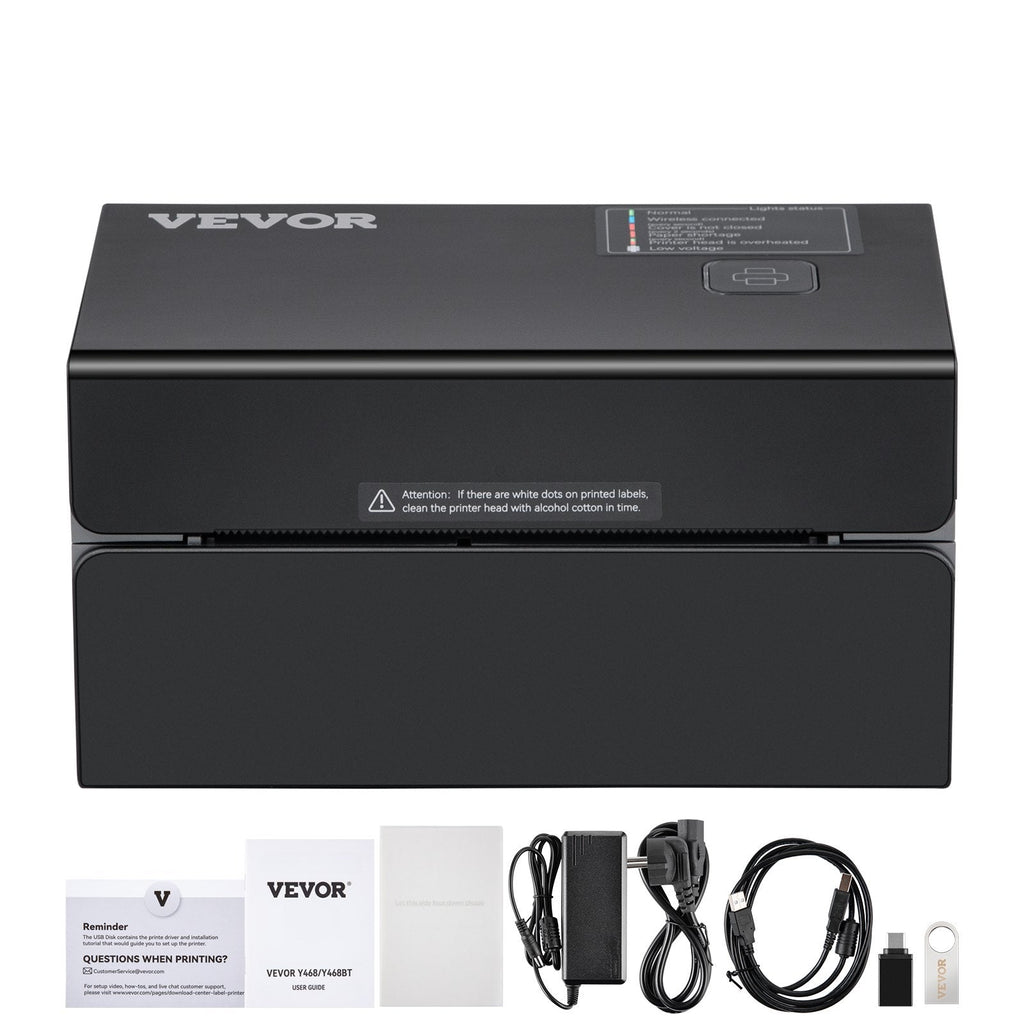 Thermal Label Printer, 300DPI for 4x6 Mailing Packages, Bluetooth & Sapphire Castor