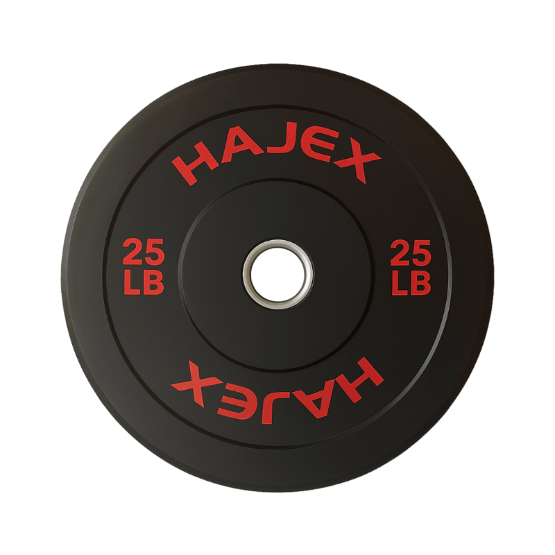 Disques de poids olympiques pare-chocs HAJEX - 10, 15, 25, 35, 45, 55 LB