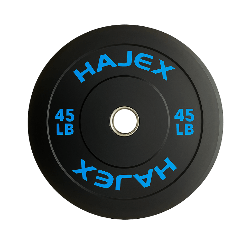 Disques de poids olympiques pare-chocs HAJEX - 10, 15, 25, 35, 45, 55 LB