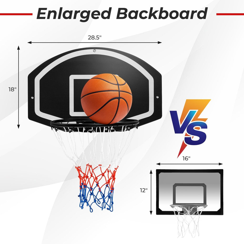 Wandmontiertes Basketball-Set für Kinder, Jugendliche und Erwachsene