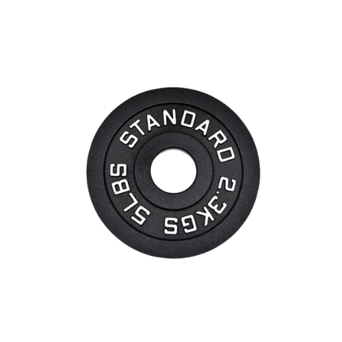 Poids en fonte - Standard, Olympique en livres et en kilogrammes