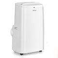Aire acondicionado portátil 3 en 1 de 9000 BTU con control remoto, blanco, para 350 pies cuadrados, 3 velocidades de ventilador
