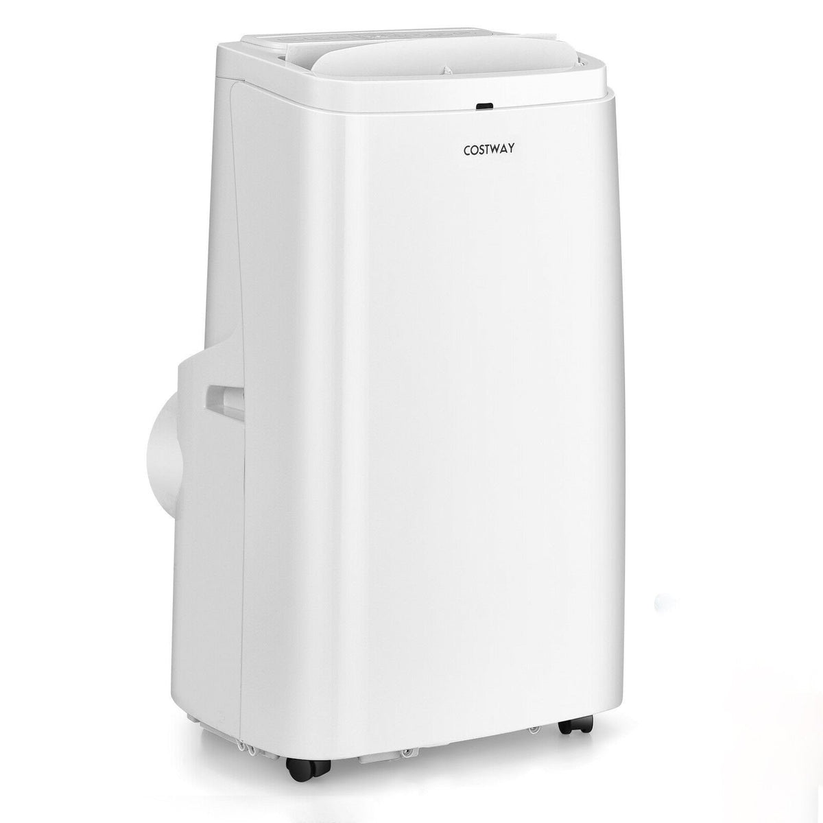 Aire acondicionado portátil 3 en 1 de 9000 BTU con control remoto, blanco, para 350 pies cuadrados, 3 velocidades de ventilador