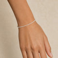 White Moonstone Bracelet - 2-3mm