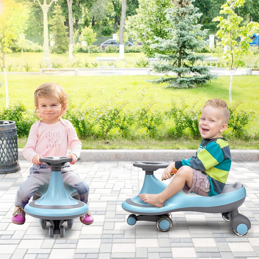Porteur Wiggle Car avec roues clignotantes - Bleu