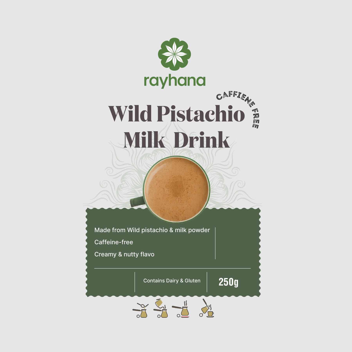 Caffeine-Free Turkish Pistachio Coffee