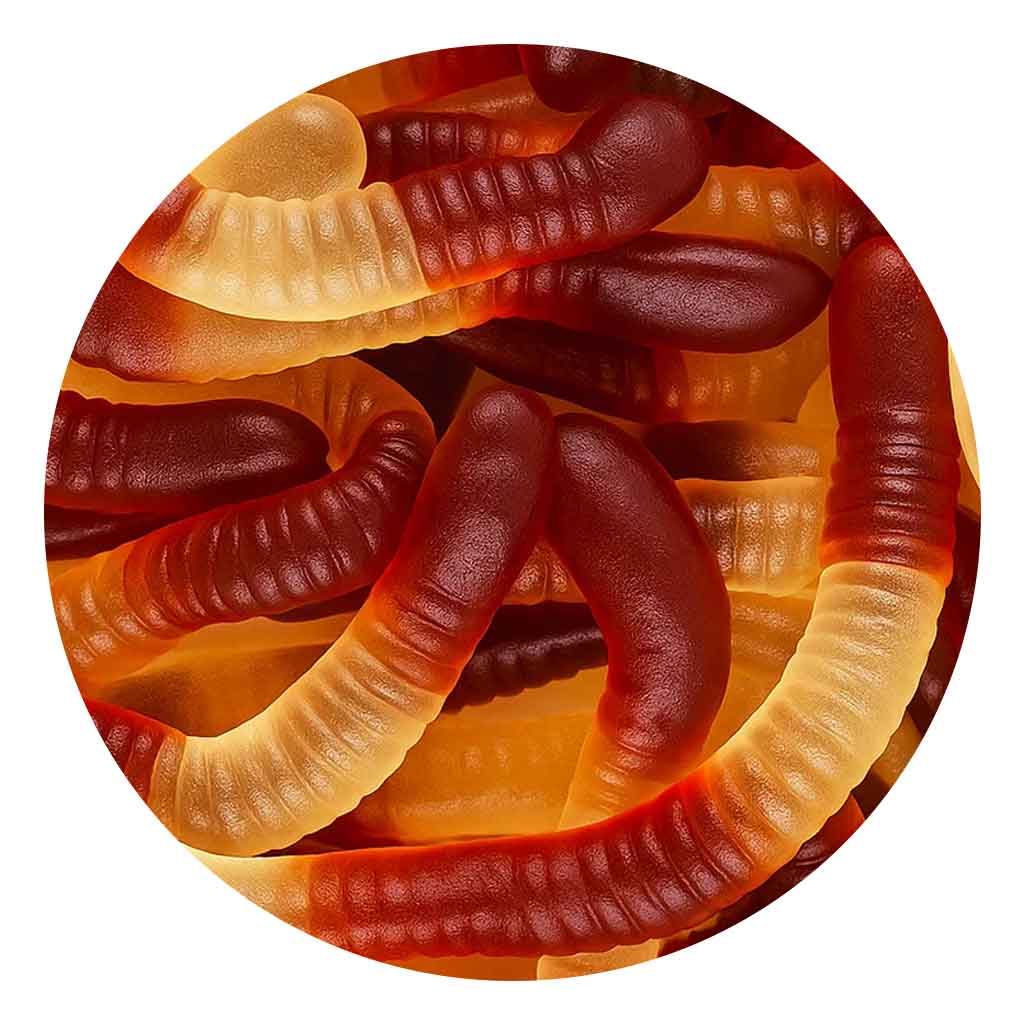Rayhana Jumbo Cola Worm Gummies Halal