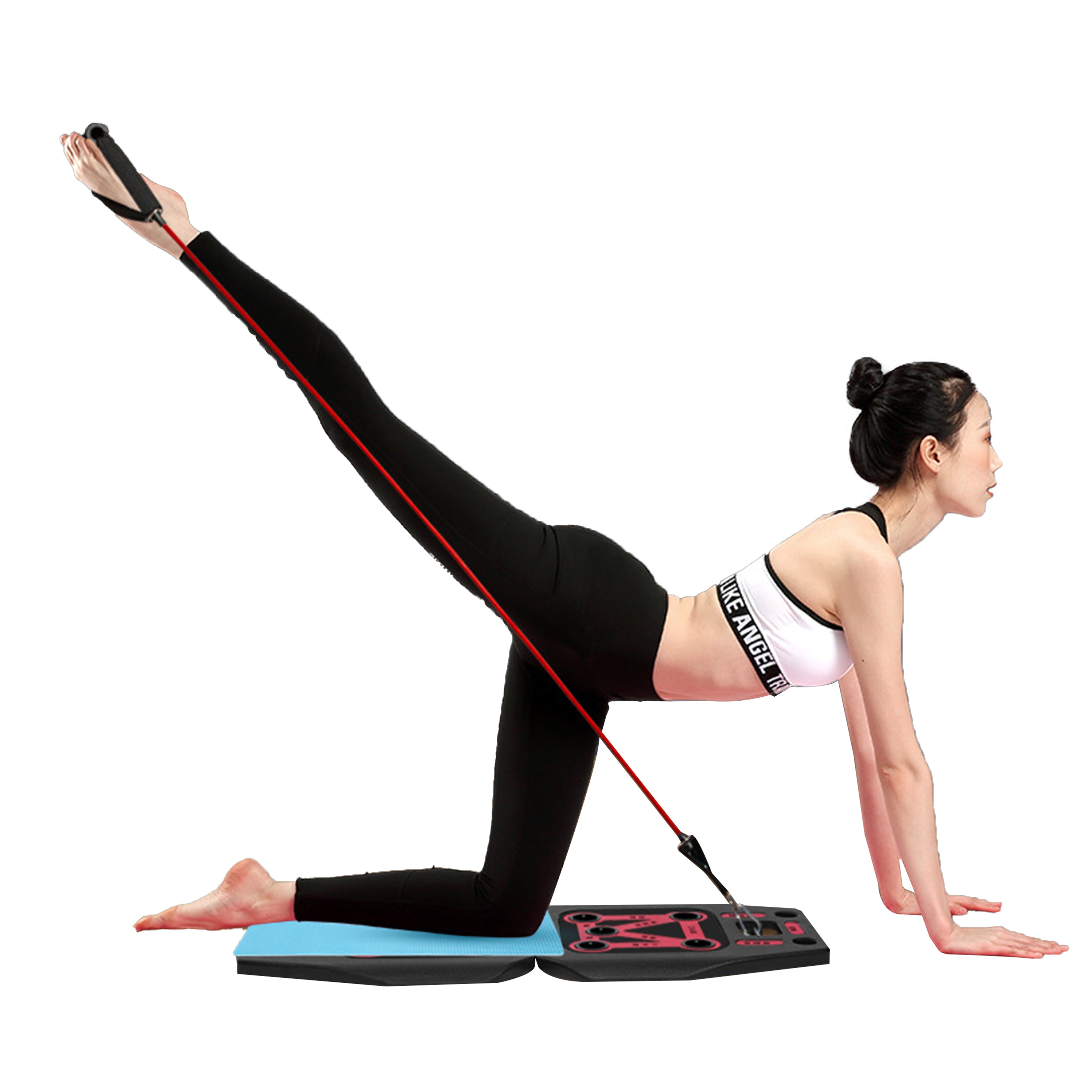 9 in 1 Push Up Rack Board System Fitness Workout Train Gym Exercise Copper Hecuba