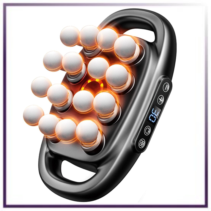 16-Head Massage Gun  Deep Muscle Relief, Recovery & Full-Body Relaxation